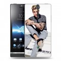 Дизайнерский пластиковый чехол для Sony Xperia S Джастин Бибер