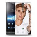 Дизайнерский пластиковый чехол для Sony Xperia S Джастин Бибер