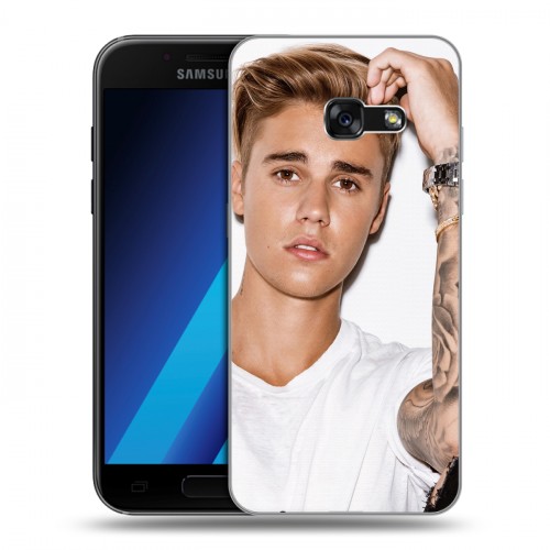 Дизайнерский силиконовый чехол для Samsung Galaxy A7 (2017) Джастин Бибер