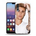 Дизайнерский силиконовый с усиленными углами чехол для Huawei P20 Pro Джастин Бибер