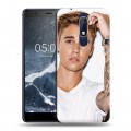 Дизайнерский пластиковый чехол для Nokia 5.1 Джастин Бибер