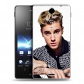 Дизайнерский пластиковый чехол для Sony Xperia TX Джастин Бибер