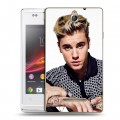 Дизайнерский пластиковый чехол для Sony Xperia E Джастин Бибер