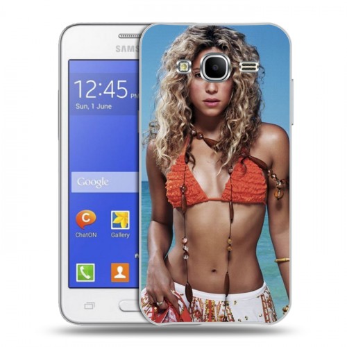 Дизайнерский пластиковый чехол для Samsung Galaxy J7 Shakira