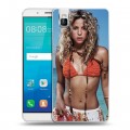 Дизайнерский пластиковый чехол для Huawei ShotX Shakira