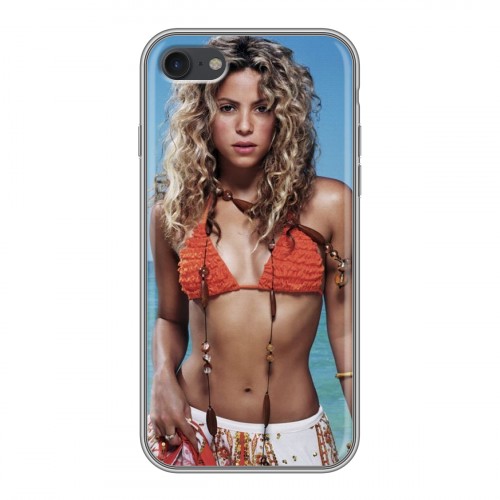 Дизайнерский силиконовый чехол для Iphone 7 Shakira