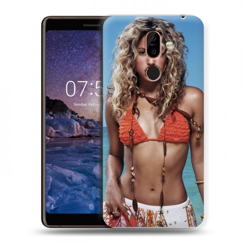 Дизайнерский пластиковый чехол для Nokia 7 Plus Shakira