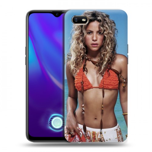 Дизайнерский силиконовый с усиленными углами чехол для OPPO A1k Shakira