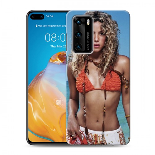 Дизайнерский силиконовый с усиленными углами чехол для Huawei P40 Shakira