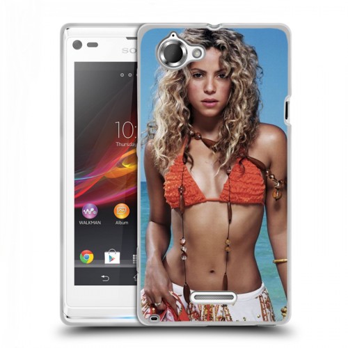 Дизайнерский пластиковый чехол для Sony Xperia L Shakira