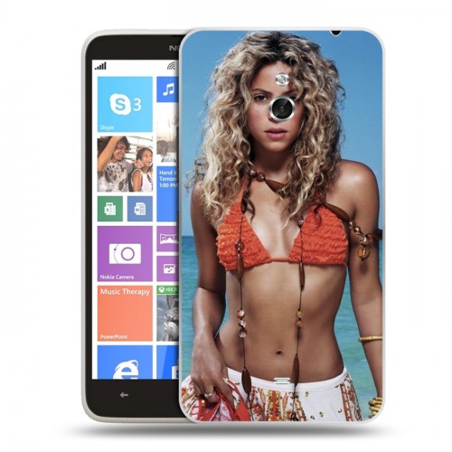 Дизайнерский пластиковый чехол для Nokia Lumia 1320 Shakira