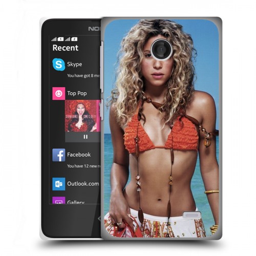 Дизайнерский пластиковый чехол для Nokia X Shakira