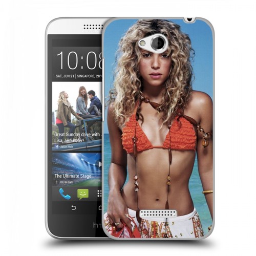 Дизайнерский пластиковый чехол для HTC Desire 616 Shakira