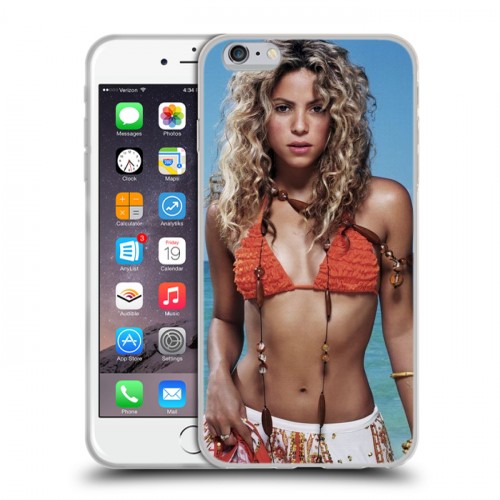 Дизайнерский силиконовый чехол для Iphone 6 Plus/6s Plus Shakira