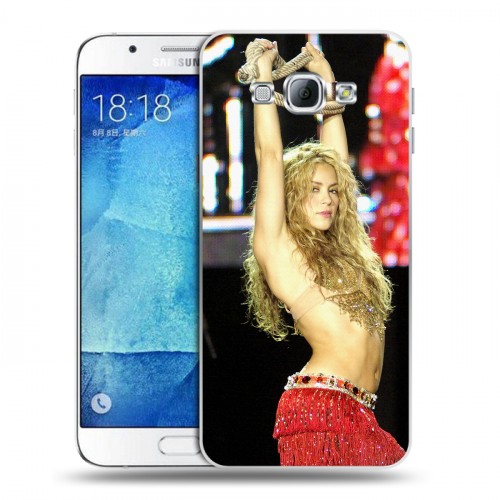 Дизайнерский пластиковый чехол для Samsung Galaxy A8 Shakira