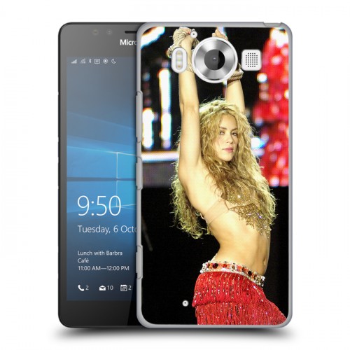 Дизайнерский пластиковый чехол для Microsoft Lumia 950 Shakira