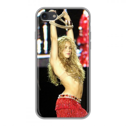 Дизайнерский силиконовый чехол для Iphone 7 Shakira