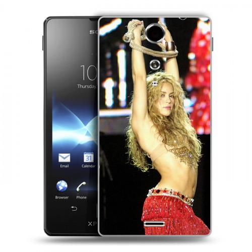 Дизайнерский пластиковый чехол для Sony Xperia TX Shakira