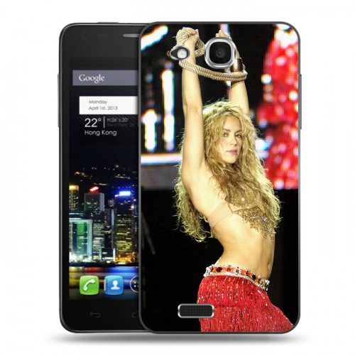 Дизайнерский пластиковый чехол для Alcatel One Touch Idol Ultra Shakira