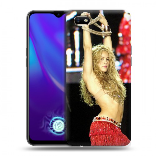 Дизайнерский силиконовый с усиленными углами чехол для OPPO A1k Shakira