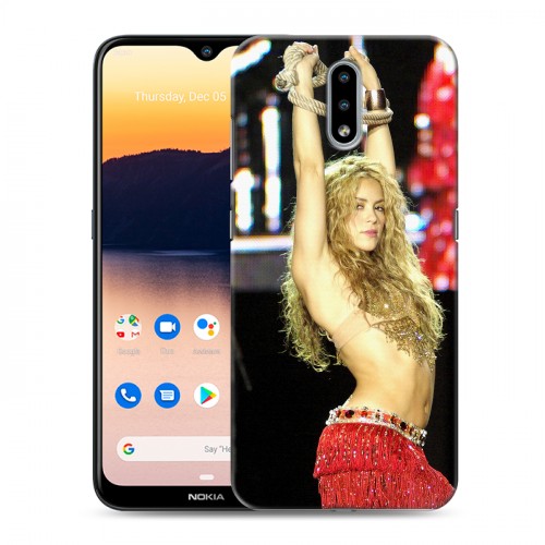 Дизайнерский силиконовый с усиленными углами чехол для Nokia 2.3 Shakira