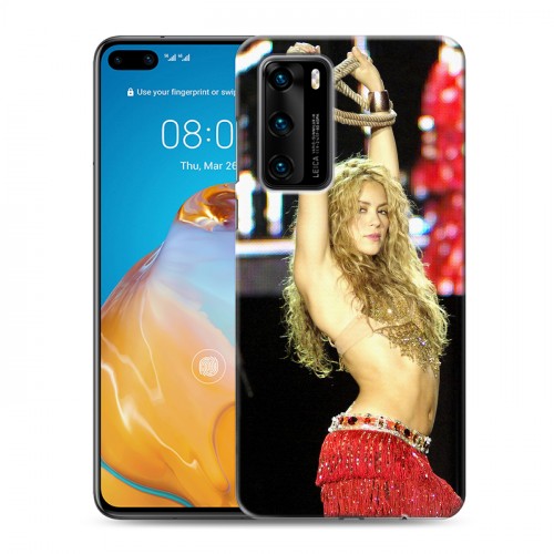 Дизайнерский силиконовый с усиленными углами чехол для Huawei P40 Shakira