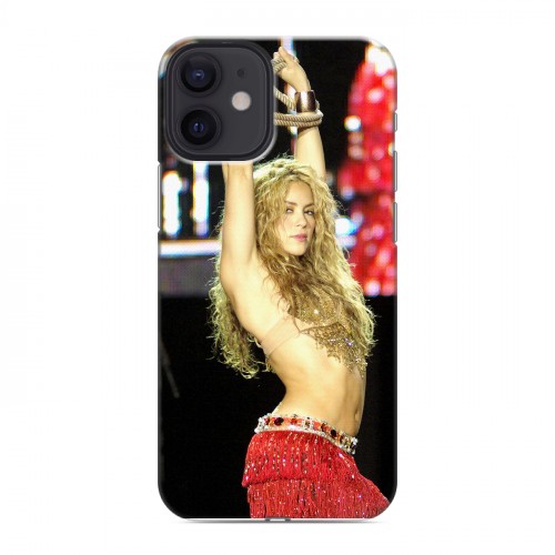 Дизайнерский силиконовый с усиленными углами чехол для Iphone 12 Mini Shakira