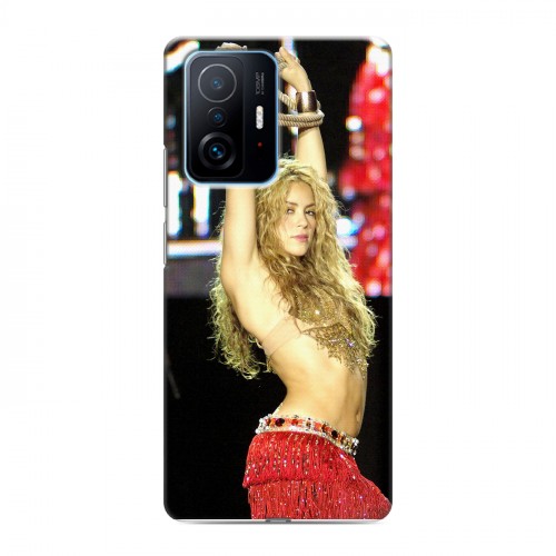 Дизайнерский силиконовый с усиленными углами чехол для Xiaomi 11T Shakira