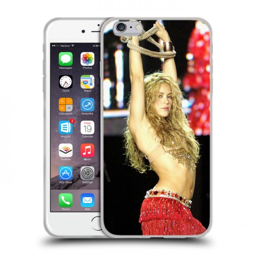 Дизайнерский силиконовый чехол для Iphone 6 Plus/6s Plus Shakira