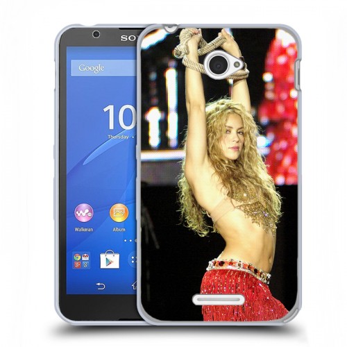Дизайнерский пластиковый чехол для Sony Xperia E4 Shakira