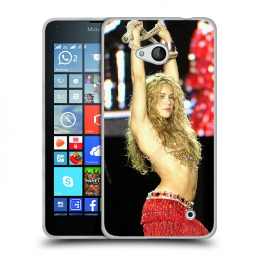 Дизайнерский пластиковый чехол для Microsoft Lumia 640 Shakira