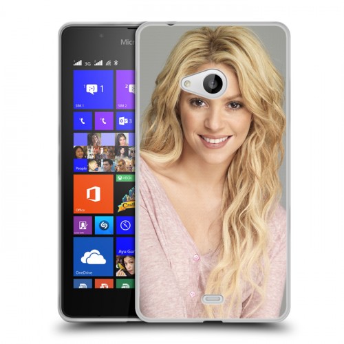 Дизайнерский пластиковый чехол для Microsoft Lumia 540 Shakira