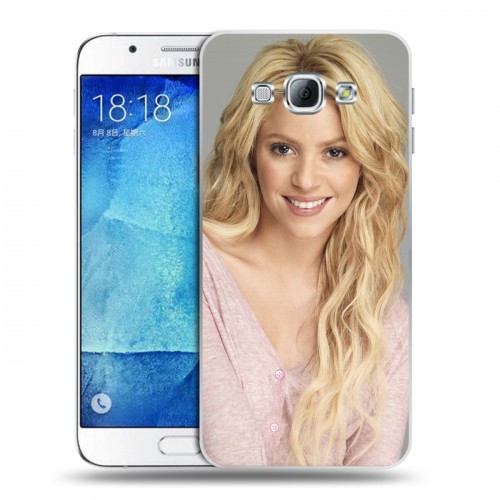 Дизайнерский пластиковый чехол для Samsung Galaxy A8 Shakira