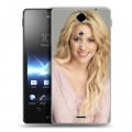 Дизайнерский пластиковый чехол для Sony Xperia TX Shakira