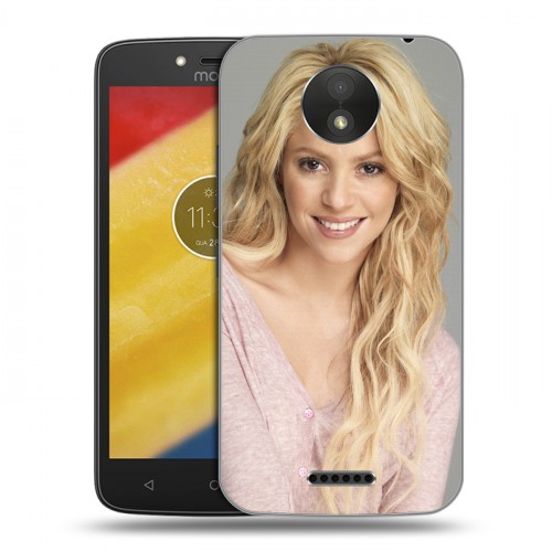 Дизайнерский пластиковый чехол для Motorola Moto C Plus Shakira