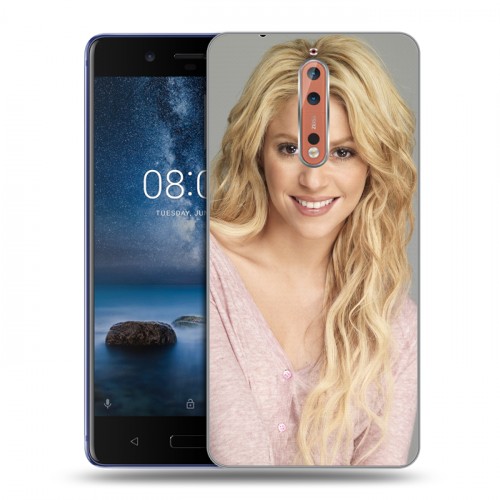 Дизайнерский пластиковый чехол для Nokia 8 Shakira