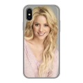 Дизайнерский силиконовый чехол для Iphone x10 Shakira