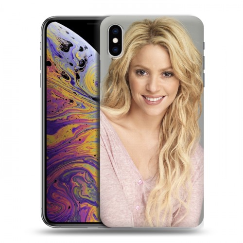 Дизайнерский силиконовый чехол для Iphone Xs Max Shakira