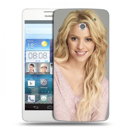 Дизайнерский пластиковый чехол для Huawei Ascend D2 Shakira