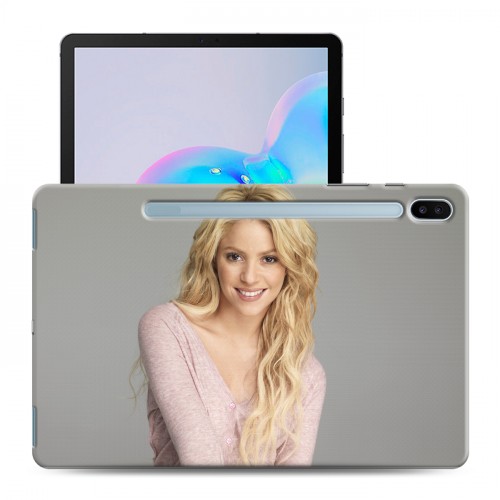 Дизайнерский силиконовый с усиленными углами чехол для Samsung Galaxy Tab S6 Shakira