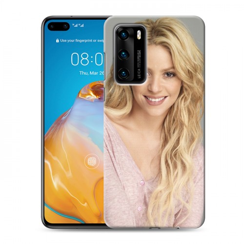 Дизайнерский силиконовый с усиленными углами чехол для Huawei P40 Shakira