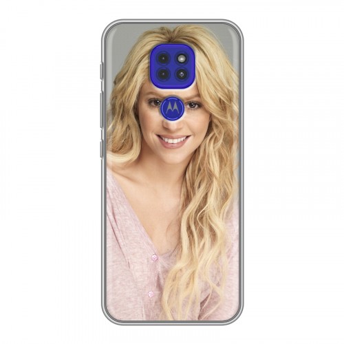 Дизайнерский силиконовый чехол для Motorola Moto G9 Play Shakira
