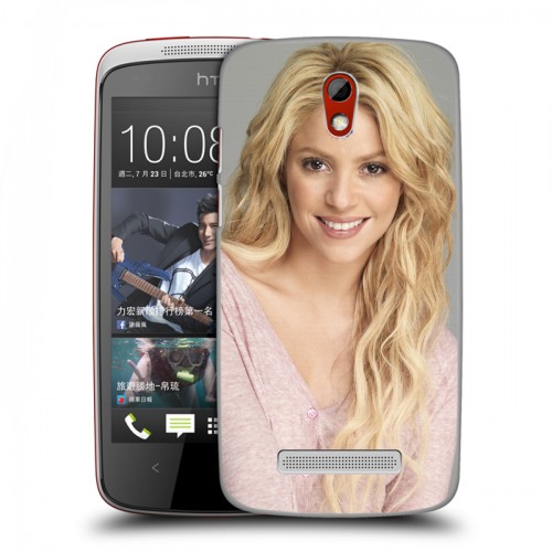 Дизайнерский пластиковый чехол для HTC Desire 500 Shakira