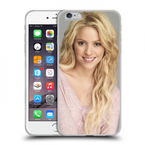 Дизайнерский силиконовый чехол для Iphone 6 Plus/6s Plus Shakira