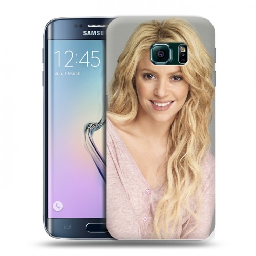Дизайнерский пластиковый чехол для Samsung Galaxy S6 Edge Shakira