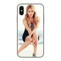 Дизайнерский силиконовый чехол для Iphone x10 Shakira