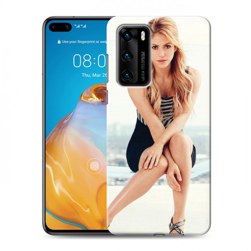 Дизайнерский пластиковый чехол для Huawei P40 Shakira