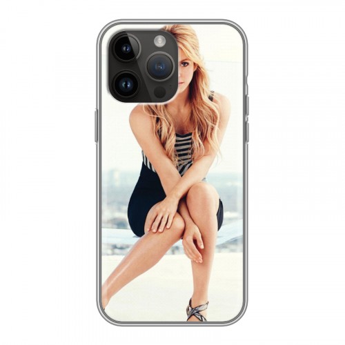 Дизайнерский силиконовый чехол для Iphone 14 Pro Max Shakira