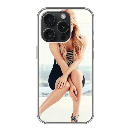 Дизайнерский пластиковый чехол для Iphone 15 Pro Shakira