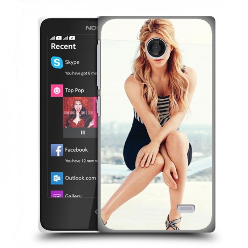 Дизайнерский пластиковый чехол для Nokia X Shakira